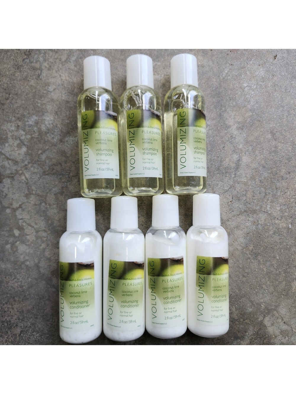 Bath & Body Works Pleasures COCONUT LIME VERBENA Volumizing Shampoo Conditioner